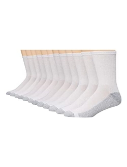 Men's Double Tough Crew Socks, 12-pair Pack