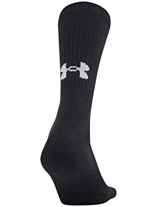 Under Armour Adult Cotton Crew Socks, Multipairs