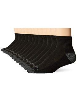 Men's Half Cushion Dual Defense Ankle Socks (12 Pack)