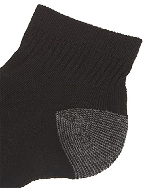 Fruit of the Loom Men's Half Cushion Dual Defense Ankle Socks (12 Pack)