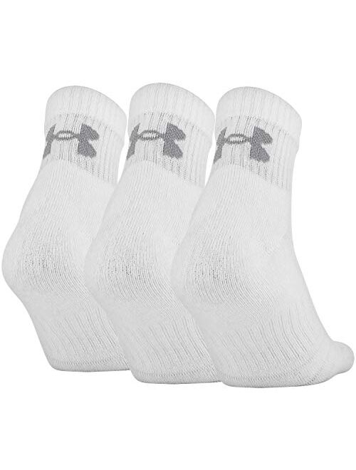 Under Armour Adult Cotton Quarter Socks, Multipairs