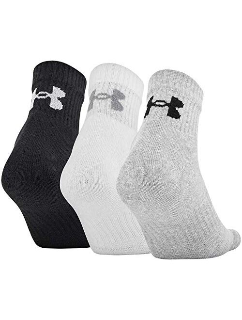 Under Armour Adult Cotton Quarter Socks, Multipairs