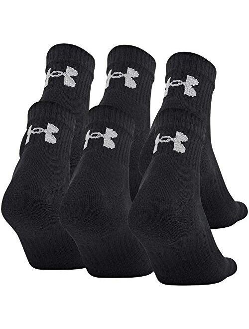 Under Armour Adult Cotton Quarter Socks, Multipairs