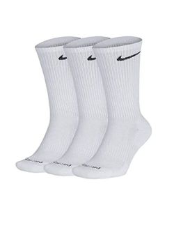 Everyday Plus Cushion Crew 3 Pack Socks White Size Medium