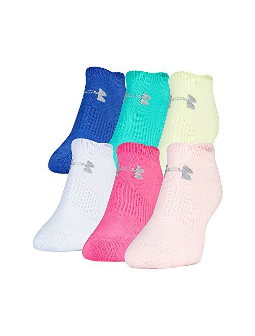 Under Armour Adult Cotton No Show Socks, Multipairs