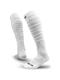 NXT NXTRND Nxtrnd XTD Scrunch Football Socks, Extra Long Padded Sports Socks for Men & Boys