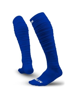 NXT NXTRND Nxtrnd XTD Scrunch Football Socks, Extra Long Padded Sports Socks for Men & Boys