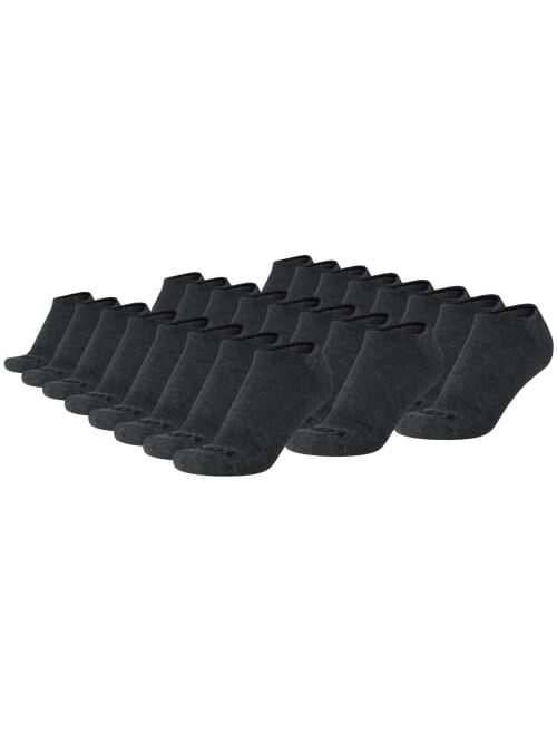 AND1 Men's Athletic Socks - Cushion Comfort No Show Socks (24 Pack)