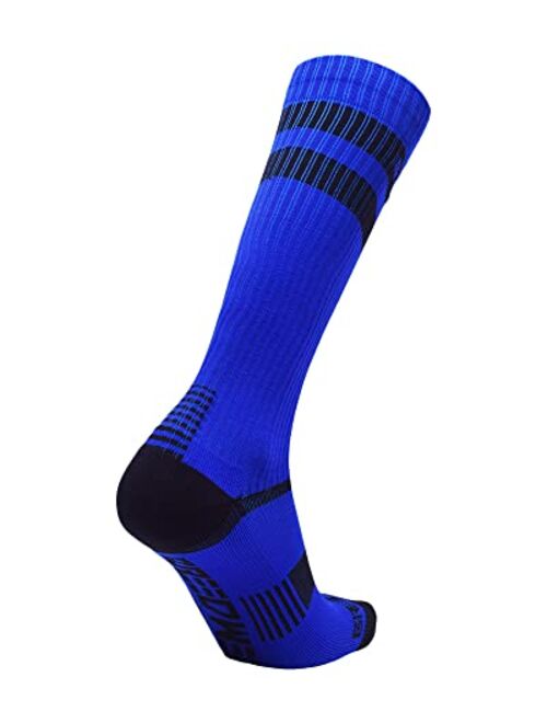 Breedwell Mens Knee High Logo Stripe Socks