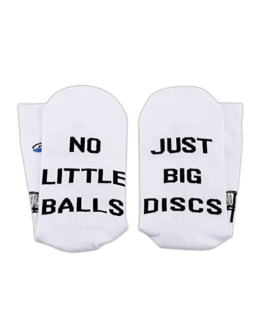 TSOTMO Disc Golf Socks Golfing Gift Disc Golf Sport Socks Gift For Disc Golf Lover Novelty Sport Socks For Men