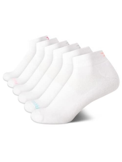 Women's Comfort Cushioned Athletic Quarter Cut Socks (6 Pack)