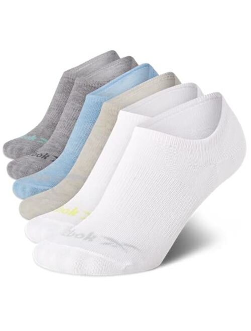 Reebok Women's Socks - Lightweight No-Show Liners (6 pack)