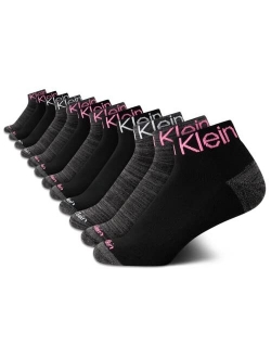 Women's Athletic Sock - Cushion Quarter Cut Ankle Socks (12 Pack)