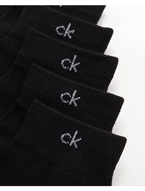 Calvin Klein Women's Athletic Sock - Cushion Quarter Cut Ankle Socks (12 Pack)