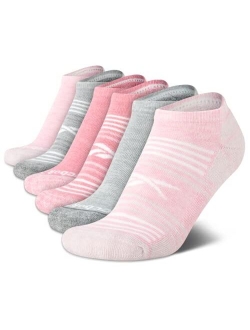 Women's No-Show Athletic Performance Low Cut Cushioned Socks (6 Pack)