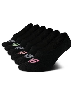 Women's Invisible No Show Non-Slip Liner Socks (6 Pack)