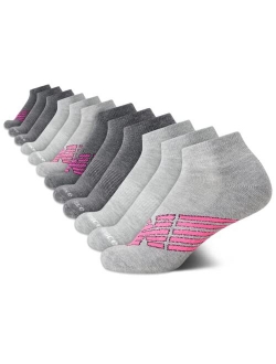 Womens Athletic Socks Cushion Quarter Cut Ankle Socks (12 Pack)