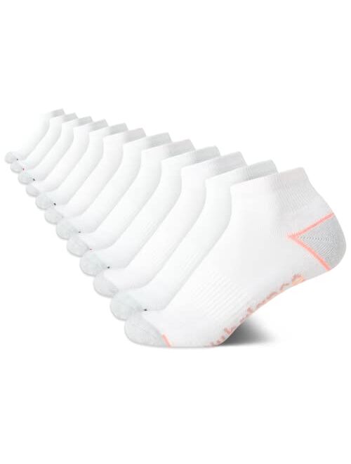 New Balance Women’s Athletic Socks – Cushion Quarter Cut Ankle Socks (12 Pack)