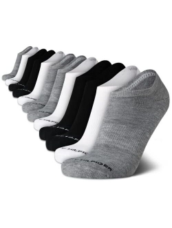 Mens Athletic Socks Cushion No Show Socks (12 Pack)