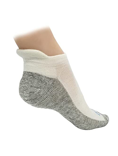 TRU47 Sanitized Silver Quarter Grounding Socks - High End Earthing Socks For Men & Women/99% Pure Silver Thread