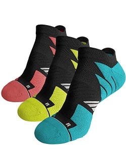 Hylaea No Show Running Athletic Anti-Blister Wicking Coolmax Socks, Seamless Anti-odor