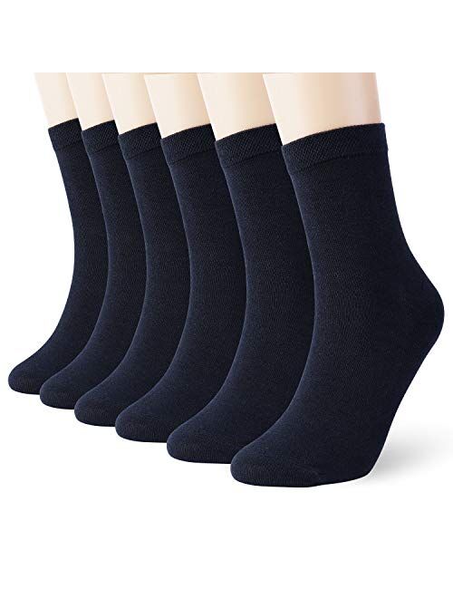 MIUMOY Women Regular Socks Quarter Cut Thin Cotton 6 Pack