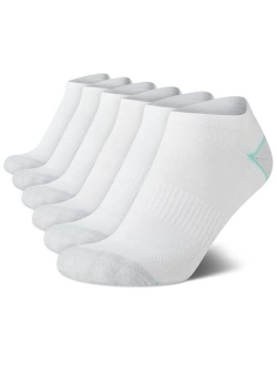 Womens Athletic Socks Cushioned Low Cut Ankle Socks (6 Pack)