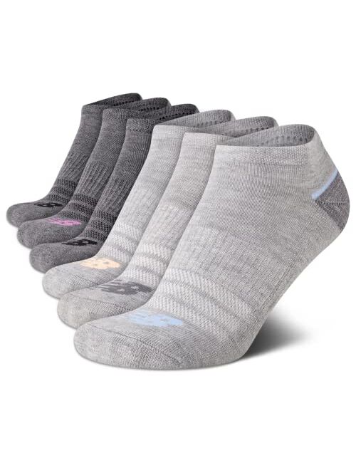 New Balance Women’s Athletic Socks – Cushioned Low Cut Ankle Socks (6 Pack)