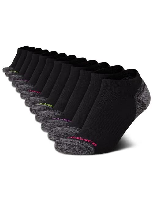 New Balance Women’s Athletic Socks – Cushioned Low Cut Ankle Socks (12 Pack)