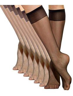 Silkies Ultra Knee Hi's with Energizing Support (6 Pair Pack)