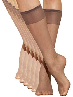 Silkies Ultra Knee Hi's with Energizing Support (6 Pair Pack)