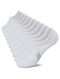 Amutost No Show Socks Womens Athletic cushion Ankle Footies Low Cut Socks 5-6 Pairs