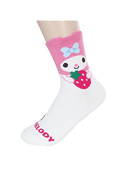 kikiya socks kikiyasocks Socksense Hello K Character Series Women's Original Crew Socks