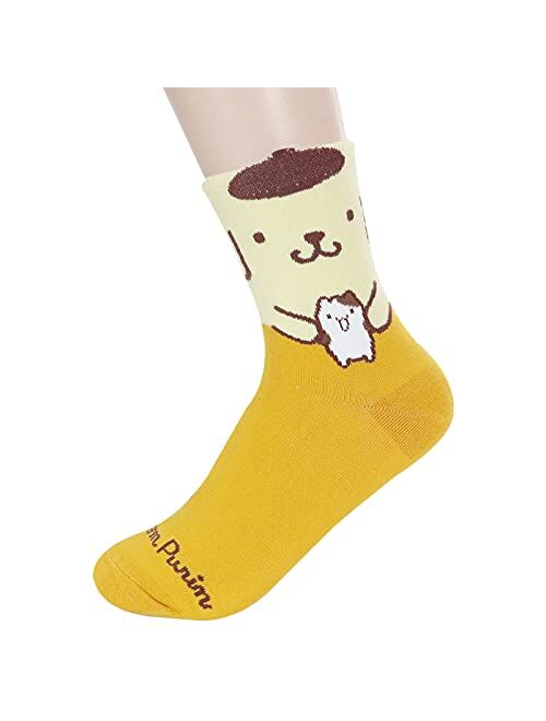 kikiya socks kikiyasocks Socksense Hello K Character Series Women's Original Crew Socks