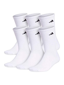 mens Athletic Cushioned Crew Socks (6-pair)