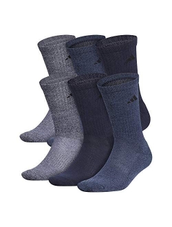 mens Athletic Cushioned Crew Socks (6-pair)