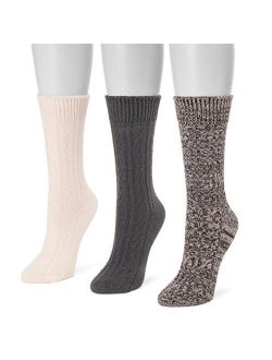 womens Women's 3 Pair Pack Boot Socks