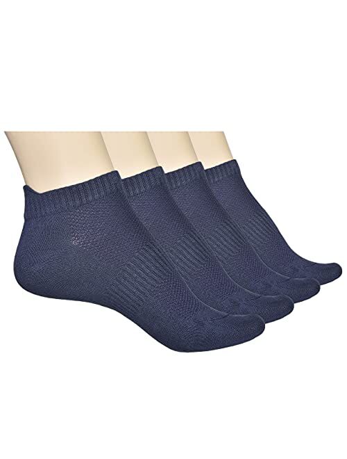 ELYFER Unisex Thin Bamboo Ankle Socks,Comfort Blend Low Cut Sneakers Socks