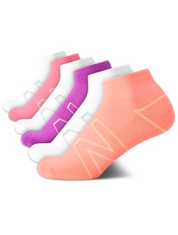 Womens Athletic Socks Cushion Quarter Cut Ankle Socks (6 Pack)