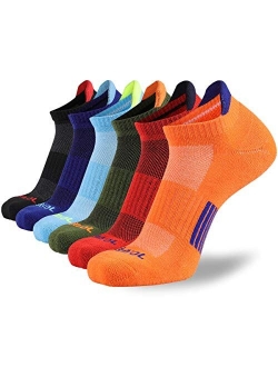 JOYNEE JOYNÉE Men’s Athletic Socks Low Cut Cushion Running Socks Breathable Comfort for Sports 6 Pack