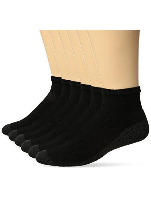 Hanes Men's Max Cushion Ankle Socks, 6-Pair Pack