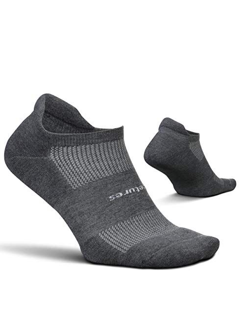 Feetures High Performance Cushion No Show Tab Solid- Running Socks for Men & Women, Athletic Ankle Socks, Moisture Wicking