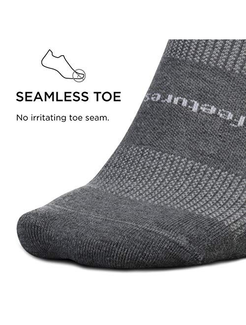 Feetures High Performance Cushion No Show Tab Solid- Running Socks for Men & Women, Athletic Ankle Socks, Moisture Wicking