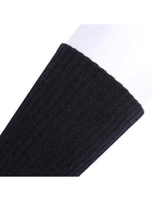 Enerwear Men's Cotton Moisture Wicking Heavy Cushion Crew Socks 10P/6P Pack