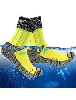 RANDY SUN 100% Waterproof Socks, Unisex Hiking Wading Trail Running Kayaking Crew Socks