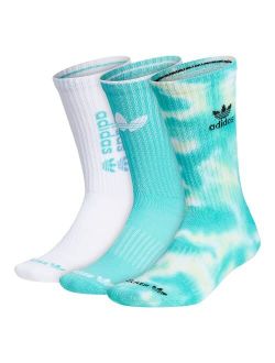 mens Mixed Graphics Cushioned Crew Socks (3-pair)