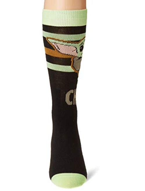 Star Wars Mandalorian The Child Baby Yoda Men's 2 Pack Crew Socks