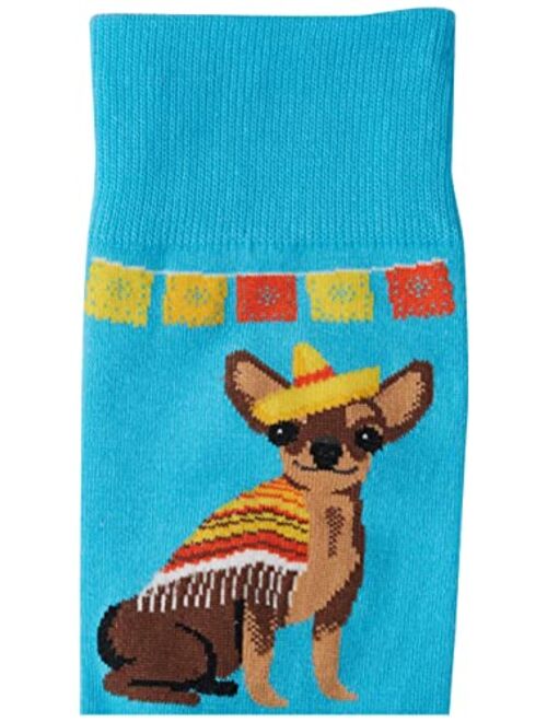 Hot Sox mens Animal Series Novelty Fashion Casual Crew Socks