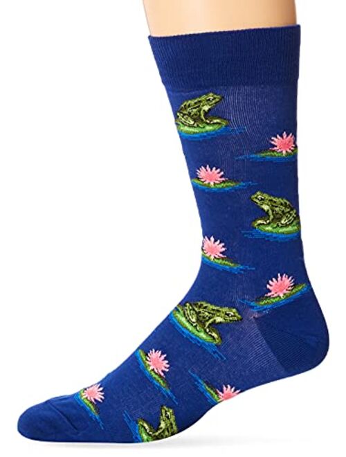 Hot Sox mens Animal Series Novelty Fashion Casual Crew Socks