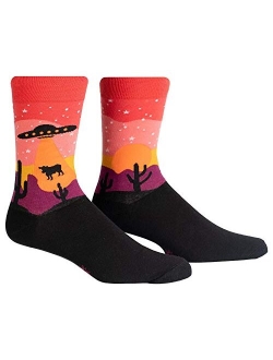 Sock It To Me Men's Space and Alien Socks